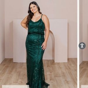 Gigi Geo Sequin Maxi Dress